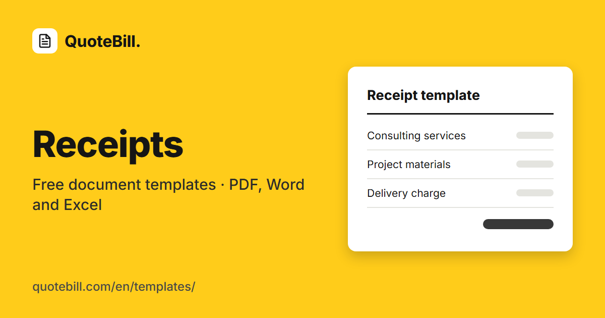 Recipt Voucher Example Free gift voucher sale receipt template (Excel, Word, PDF)